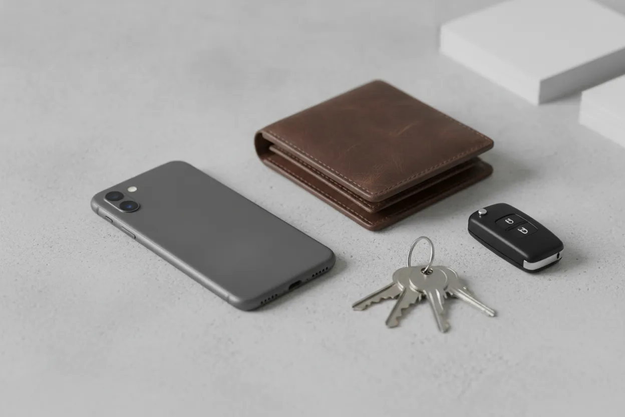 Closed betting app concept beside a phone and wallet