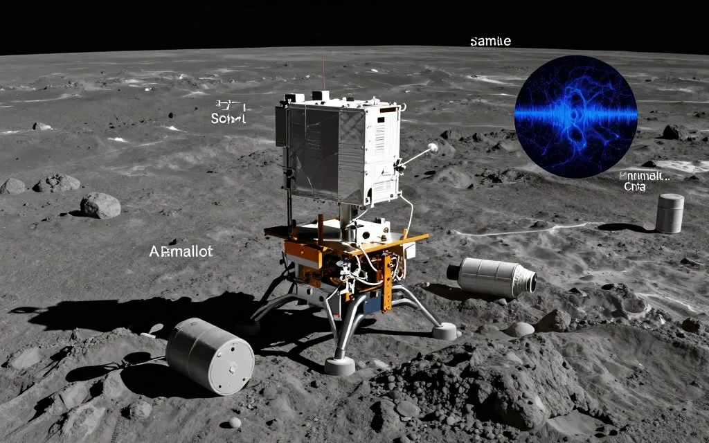 Chandrayaan-3 instruments studying lunar soil and surface temperature