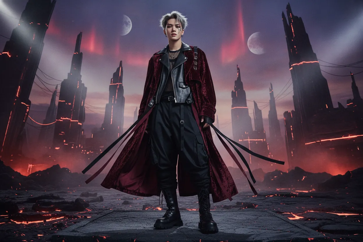 Hyun Suk music video inspired fashion look