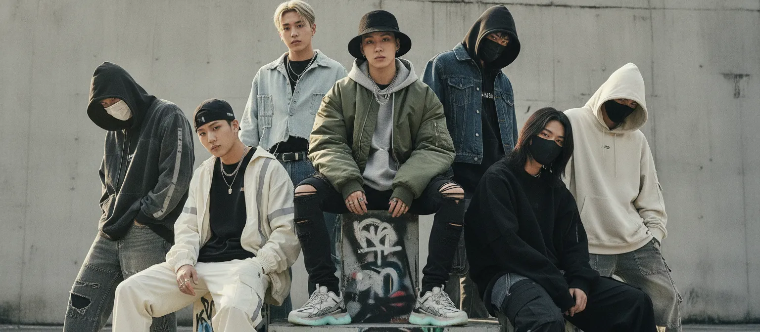 TREASURE group styling with Choi Hyun-suk influence