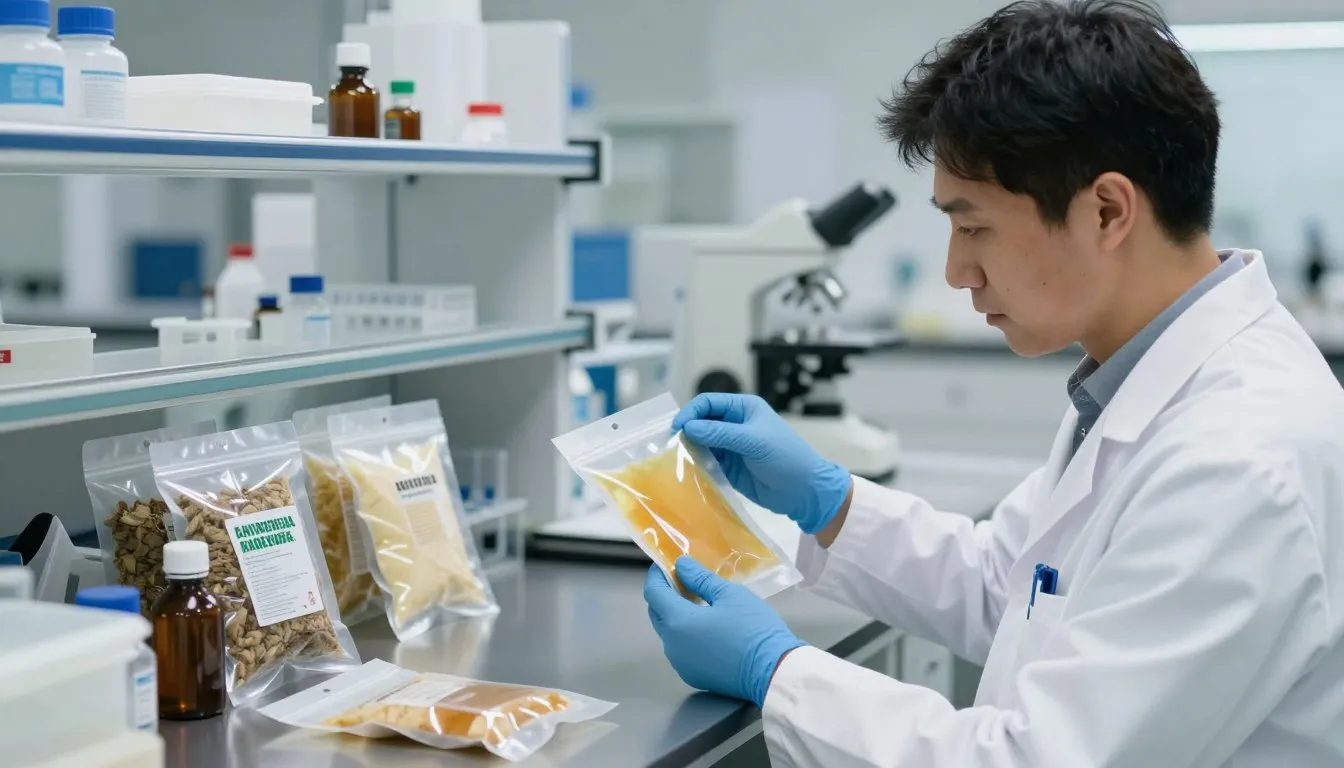 Future antimicrobial food packaging research in a modern food safety laboratory