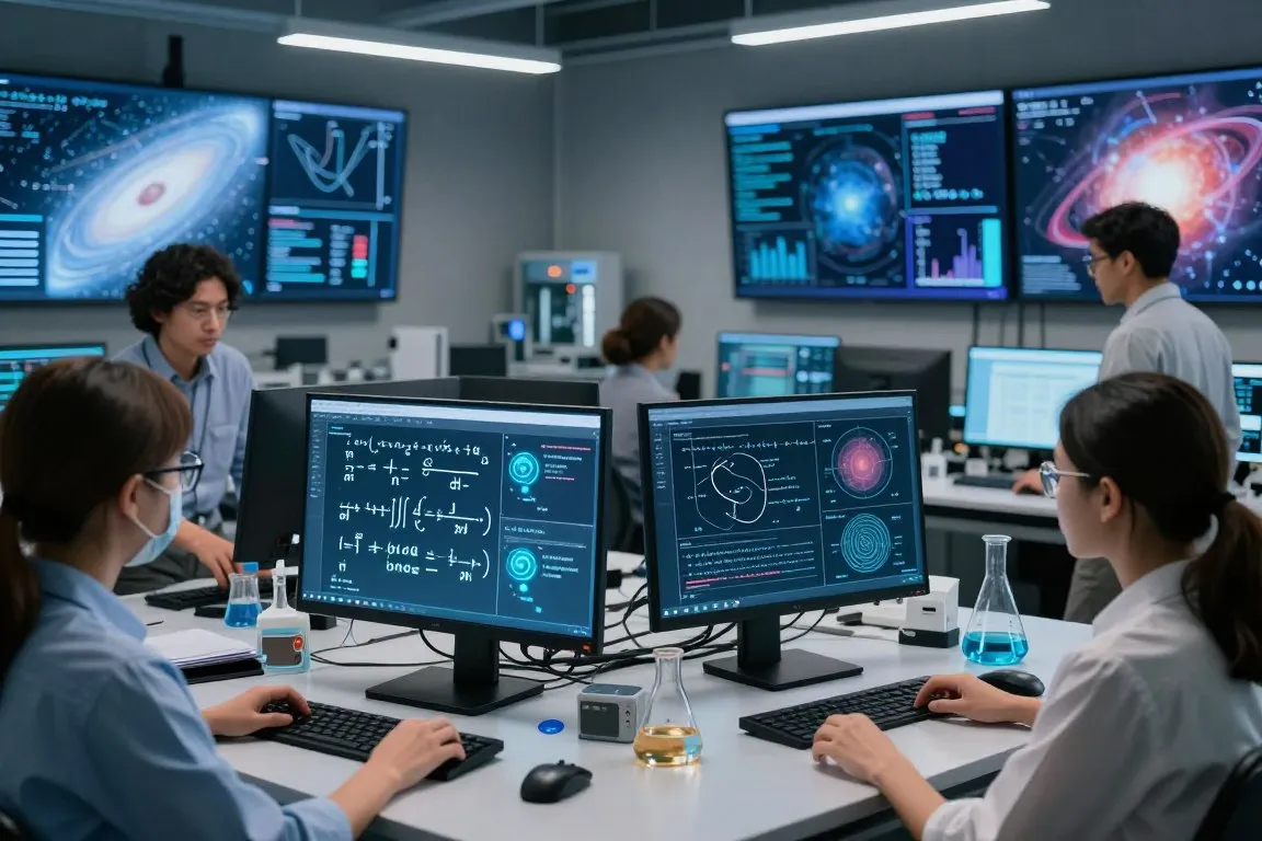 xAI research team studying artificial intelligence and the nature of the universe