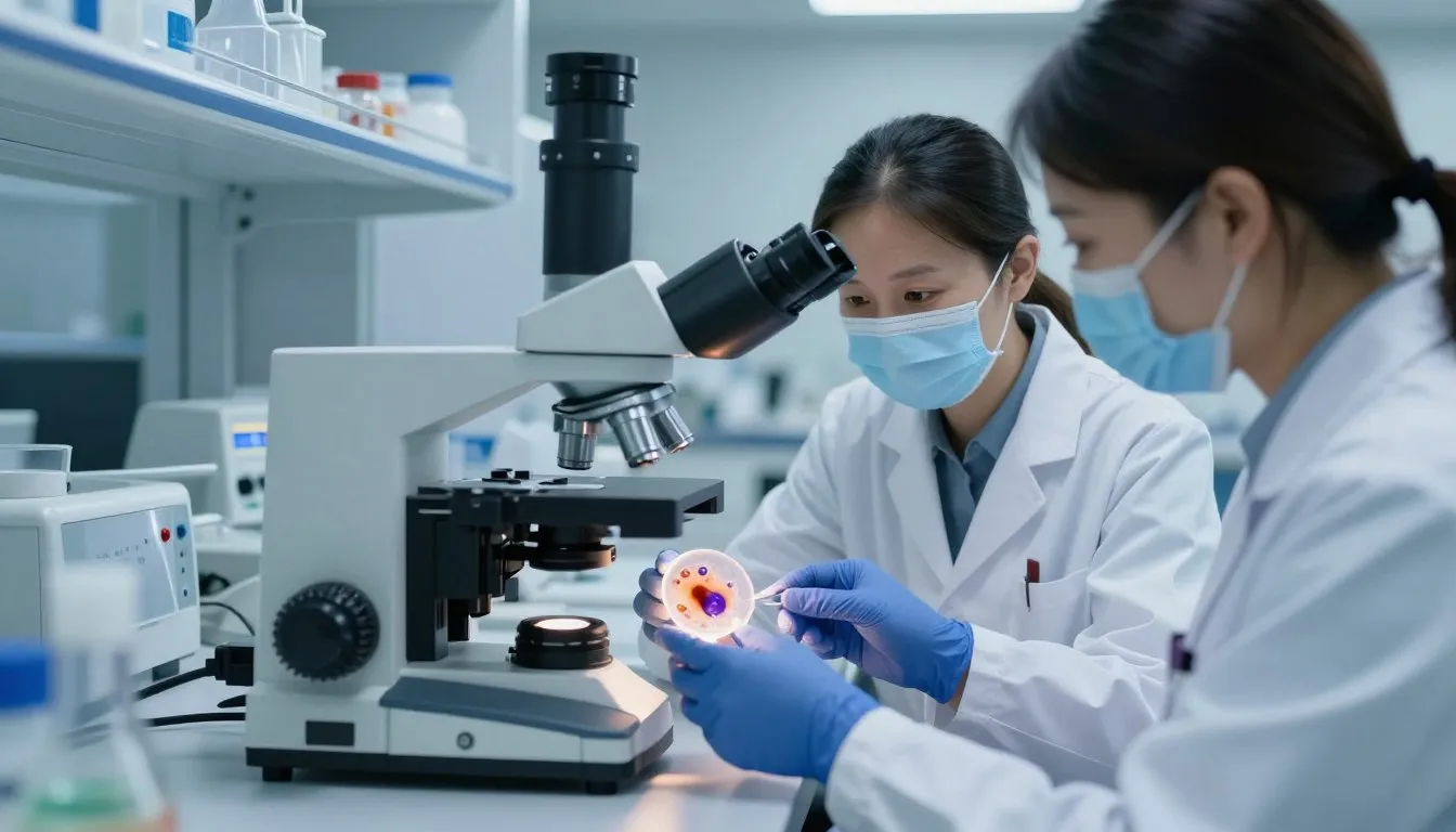 Synthetic embryos from stem cells in a research laboratory
