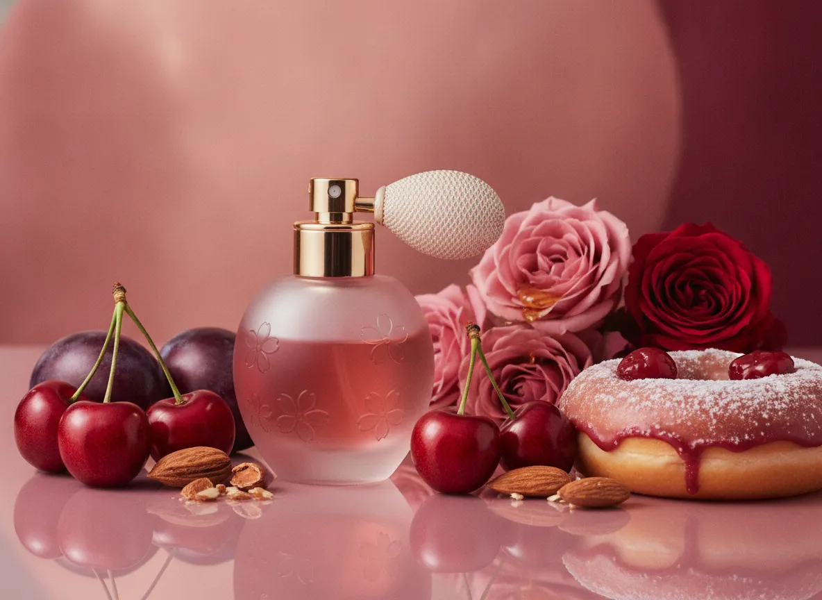 Cherry Girl Philosophy by Alex Kontier scented hair spray with cherries and pastry