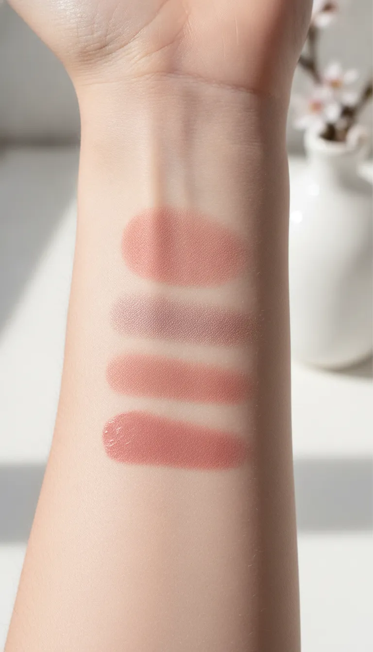 Rose and mauve shades for cool undertones
