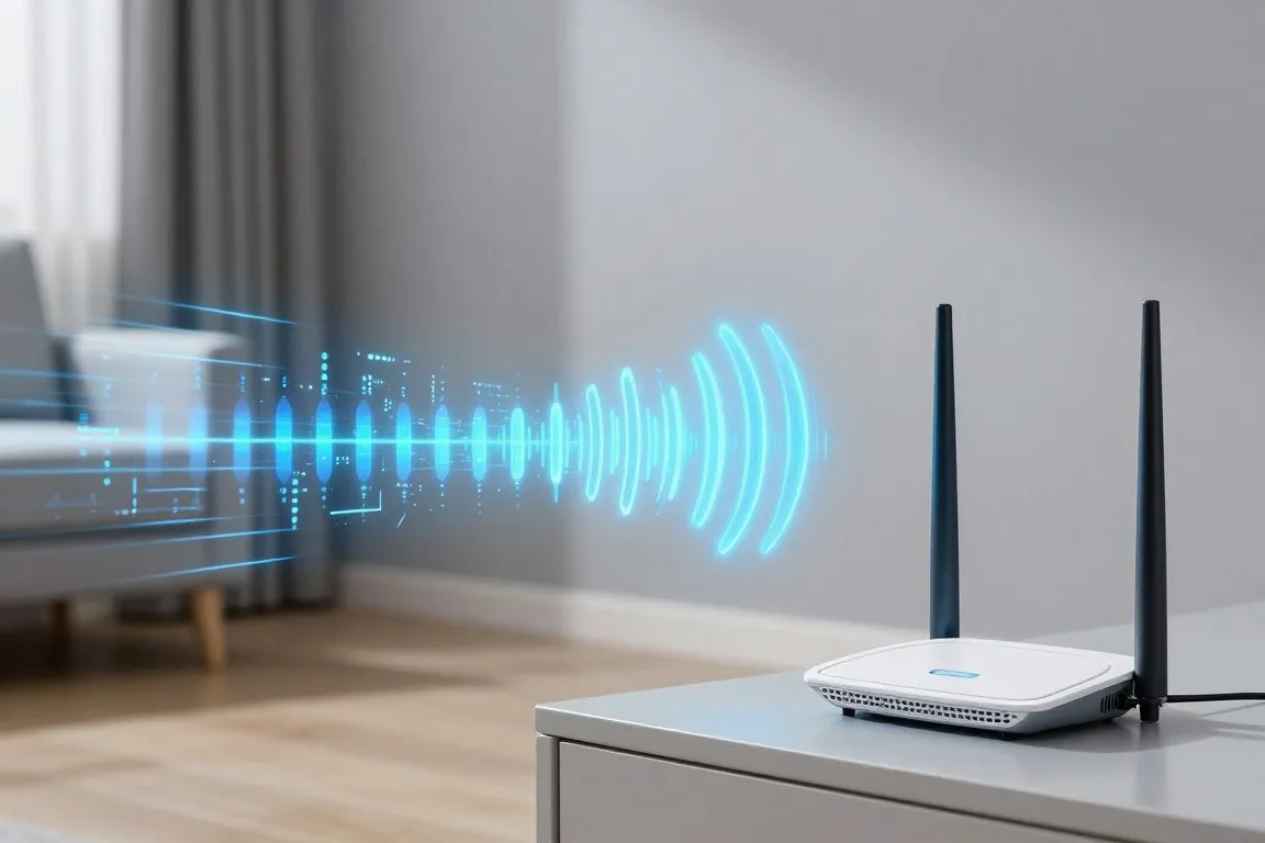 Comparison of Li-Fi light signals and Wi-Fi radio waves
