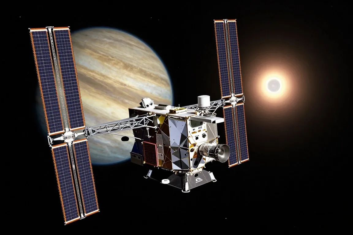 ESA Cheops space telescope observing a distant exoplanet system