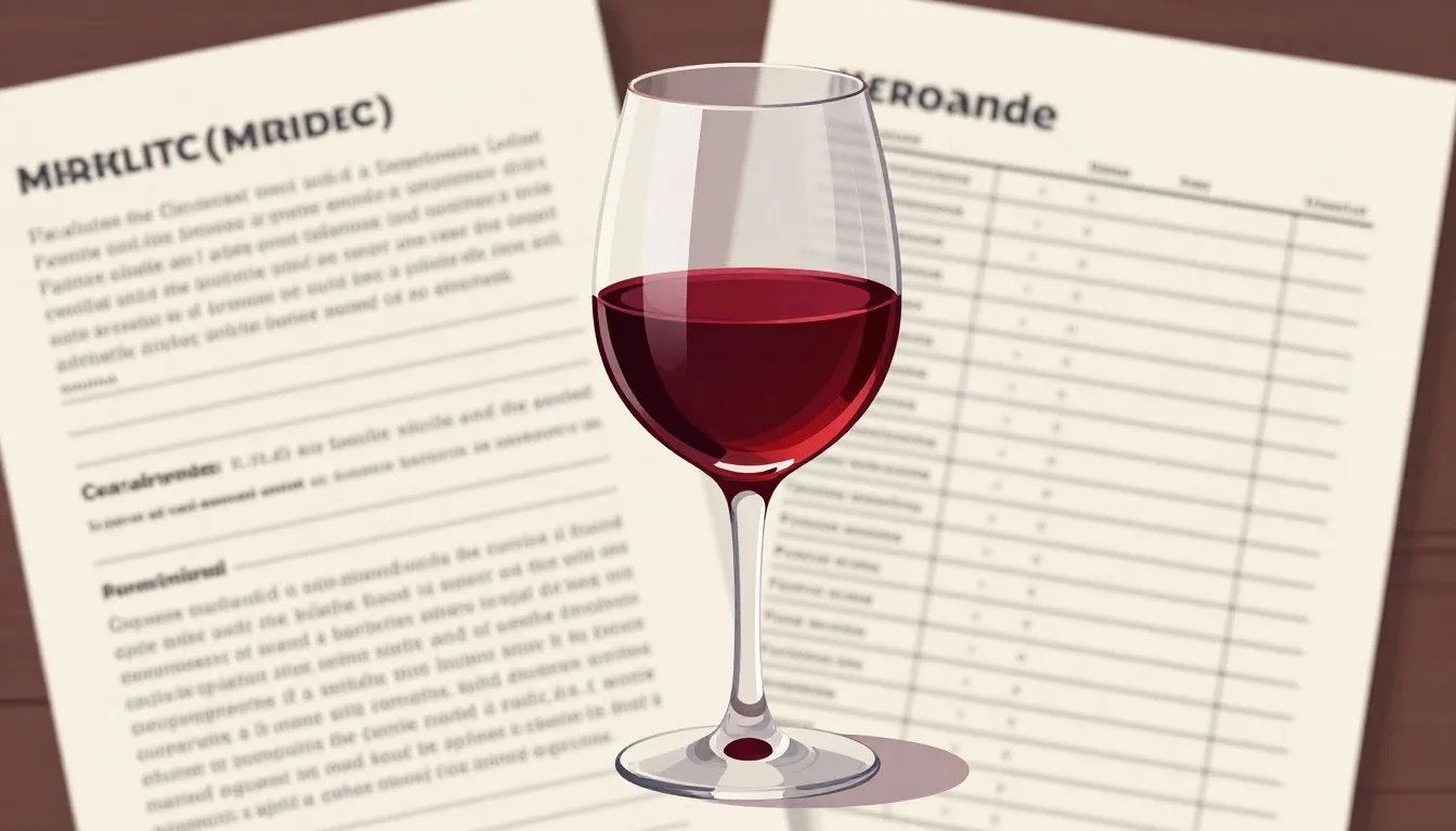 Red wine and libido research shown beside a wine glass