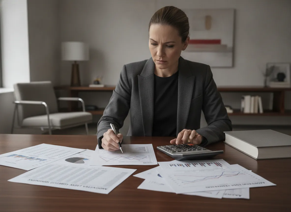 Financial analyst reviewing celebrity net worth estimates for Rihanna and Beyoncé