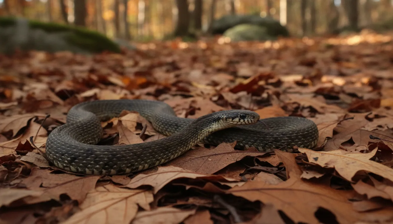 Why snakes have a slender body and no limbs shown in a natural habitat