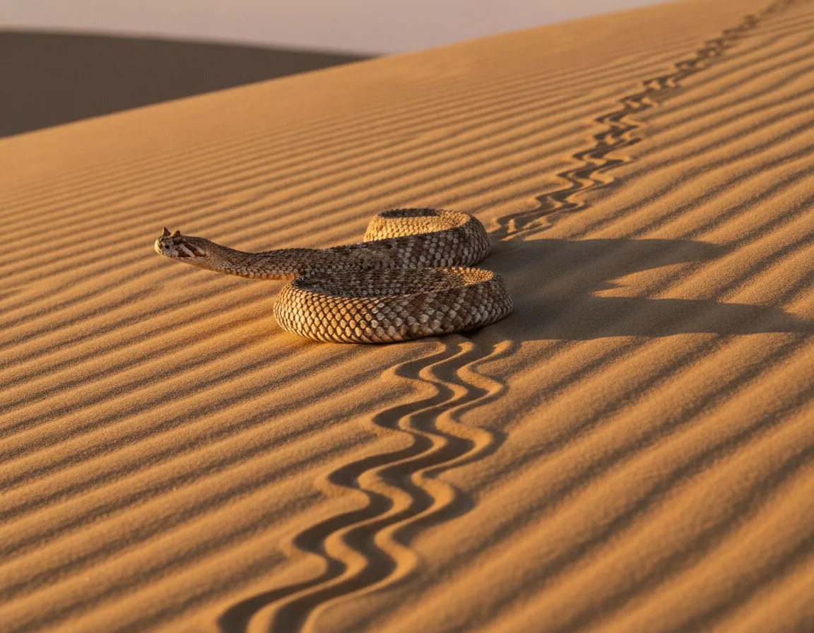 Snake locomotion using belly scales across sand
