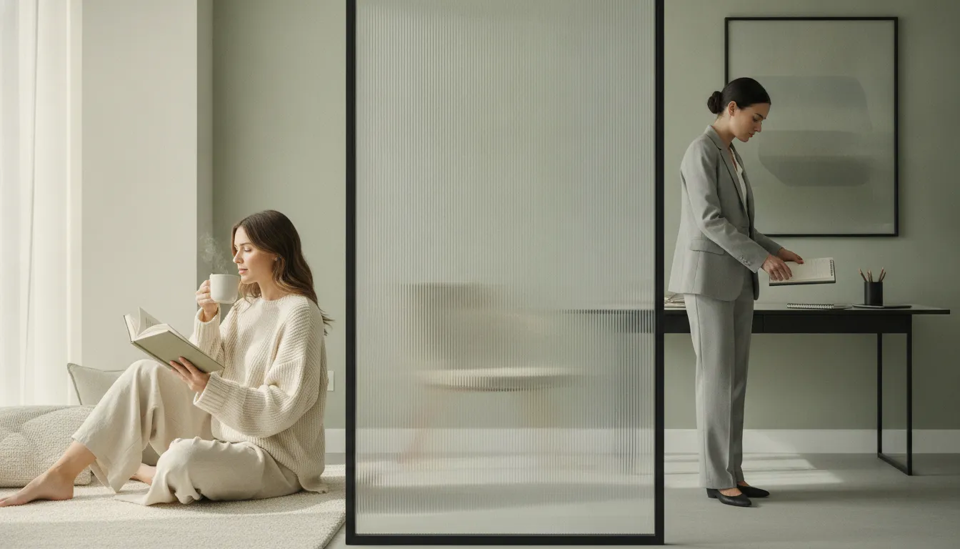 Soft girl or strict girl comparison shown through two women in different modern lifestyles