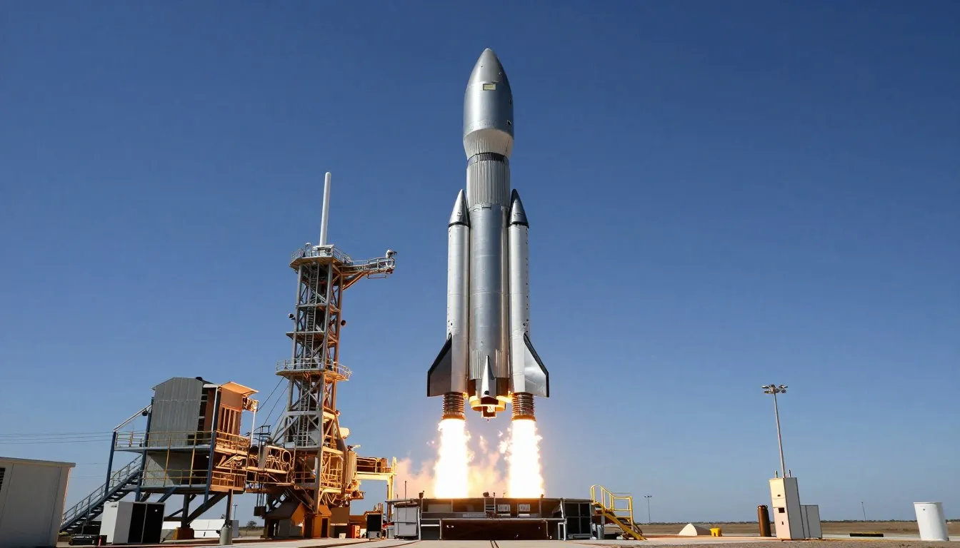 Starship exploded after launch above the Boca Chica launch site