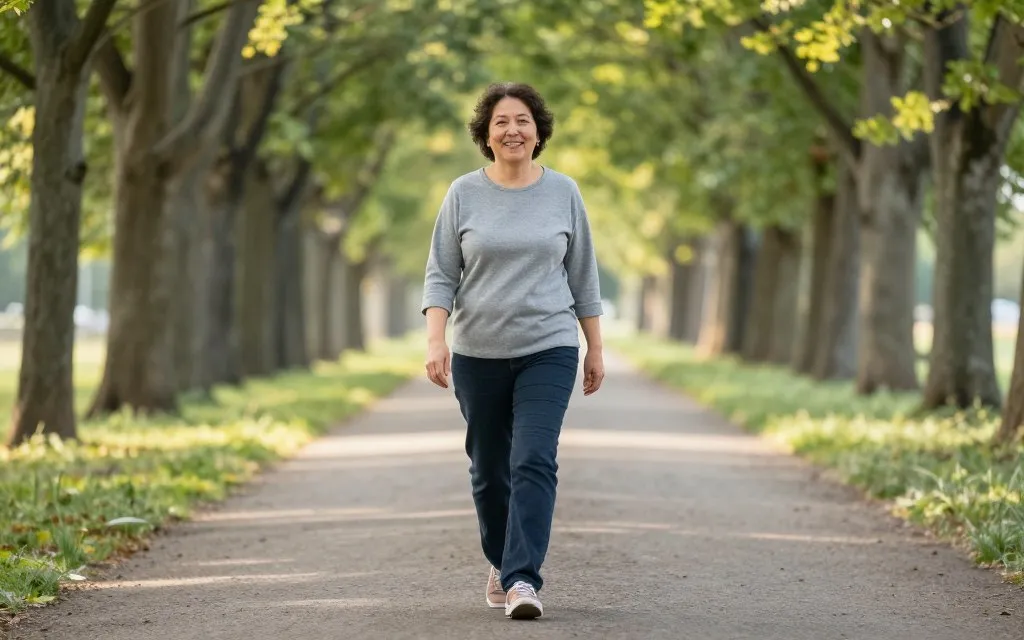 Person walking outdoors with confidence after healing from a toxic relationship