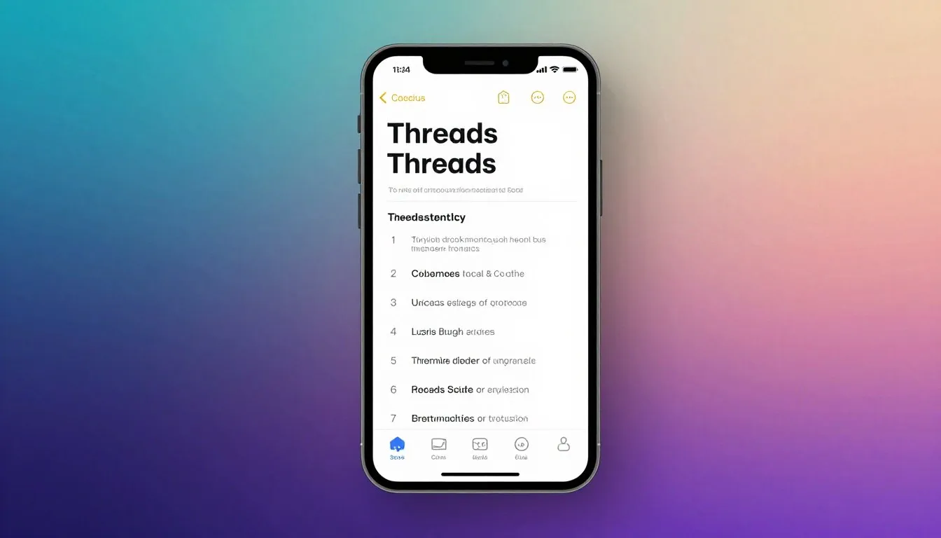 Zuckerberg launches Twitter alternative Threads on a smartphone