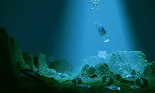 Plastic waste in the ocean increases with depth